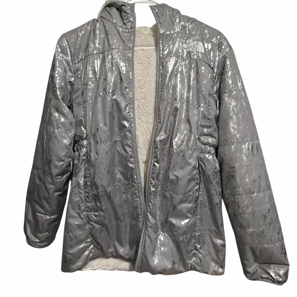 The North Face Girls' Reversible Mossbud Parka Youth XL